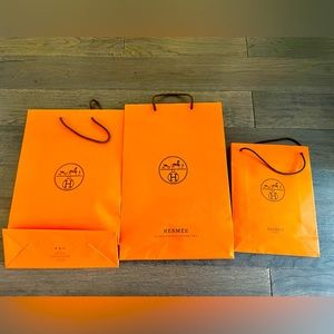 Hermes paper bag set